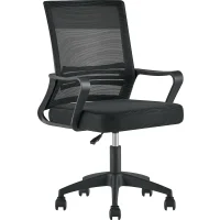 Кресло офисное TopChairs Simplex New черный