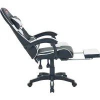 Кресло спортивное TopChairs MG-7019 черно-белый