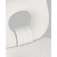 Кресло детское TopChairs 2590 белый тедди