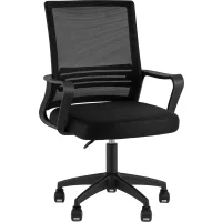 Кресло офисное TopChairs Simplex New черный
