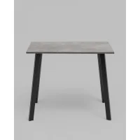 Стол Альва 90х60 см столешница Камень Темный подстолье 9005