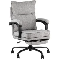 Кресло офисное TopChairs 6078A светло-серый