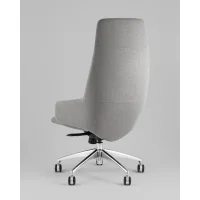 Кресло руководителя TopChairs Bow в ткани серый