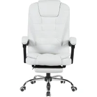 Кресло руководителя TopChairs President NEW белое