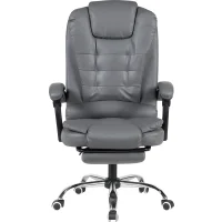 Кресло руководителя TopChairs President NEW серое
