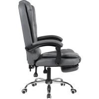 Кресло руководителя TopChairs President NEW серое