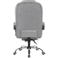 Кресло руководителя TopChairs President NEW серое в ткани