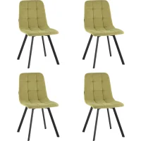 Стул Одди Original Square велюр оливковый 4 шт.