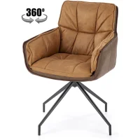 Стул HALMAR K523 коричневый/темно-коричневый