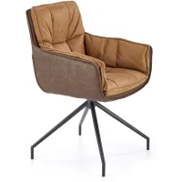 Стул HALMAR K523 коричневый/темно-коричневый