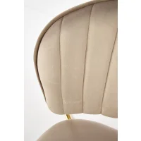 Стул HALMAR K499 бежевый/золотой