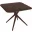 Пластиковый стол Sheffilton SHT-TU30/TT30 83/83 коричневый