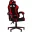Кресло спортивное TopChairs Shadow ткань черно-красный