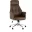 Кресло офисное TopChairs Neoma коричневый экокожа