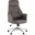 Кресло офисное TopChairs Neoma серый экокожа