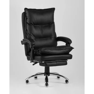 Кресло руководителя TopChairs Alpha черное — фото 2