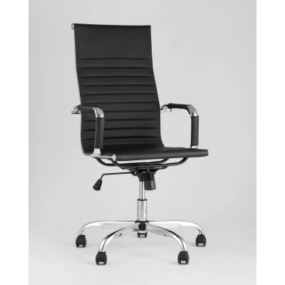 Кресло руководителя TopChairs City черное — фото 2