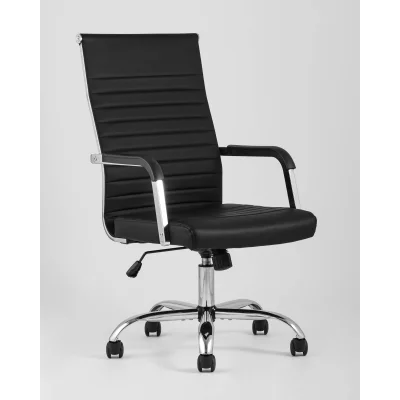 Кресло офисное TopChairs Unit черное — фото 2