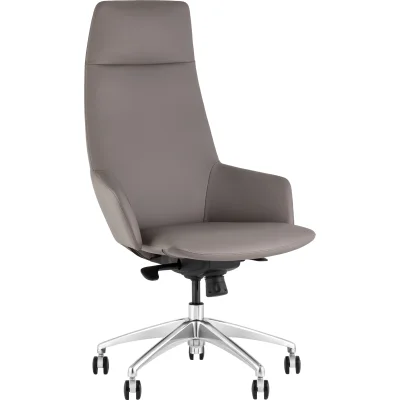 Кресло руководителя TopChairs Bow серый