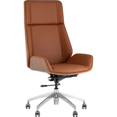 Кресло руководителя TopChairs Crown SN коричневый