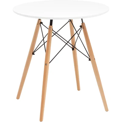 Стол круглый Eames DSW NEW D70 белый