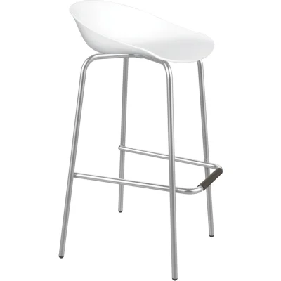 Стул барный Sheffilton SHT-ST19/S29P белый