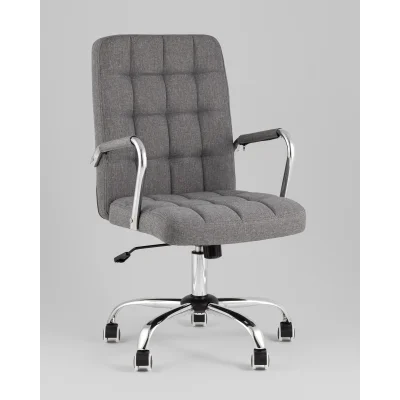 Кресло офисное TopChairs Comfo серый — фото 2
