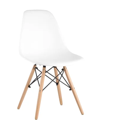 Стул Eames Style DSW белый (разборный каркас)