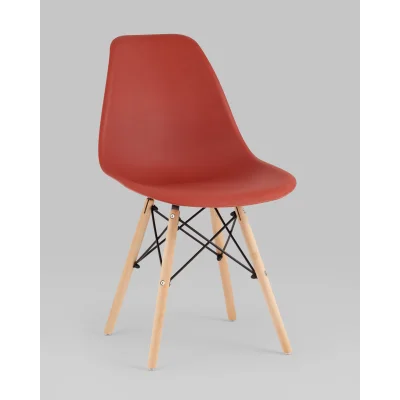 Стул Eames Style DSW терракотовый x4 (разборный каркас) — фото 2