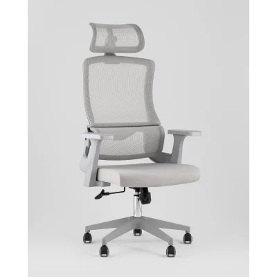 Кресло офисное TopChairs Vantage серый — фото 2