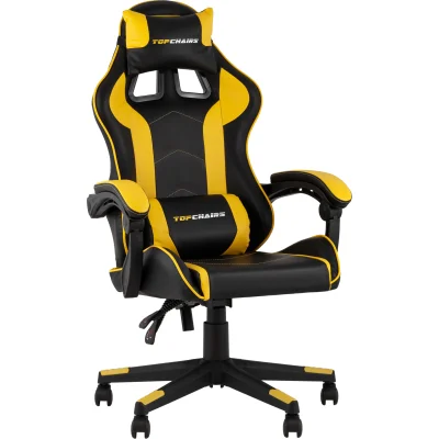 Кресло спортивное TopChairs Shadow черно-желтый