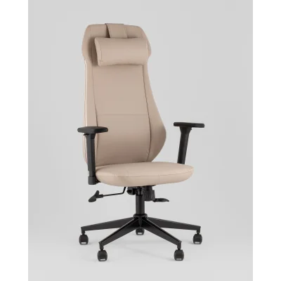 Кресло руководителя TopChairs Trophey бежевый — фото 2