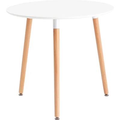 Стол круглый EAMES DST NEW D80 белый