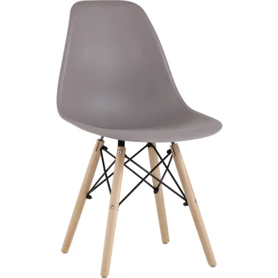 Стул Eames Style DSW темно-серый (разборный каркас)