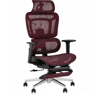 Кресло офисное TopChairs Nimbus бордовый