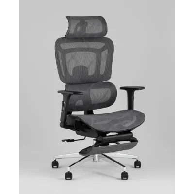 Кресло офисное TopChairs Nimbus серый — фото 2