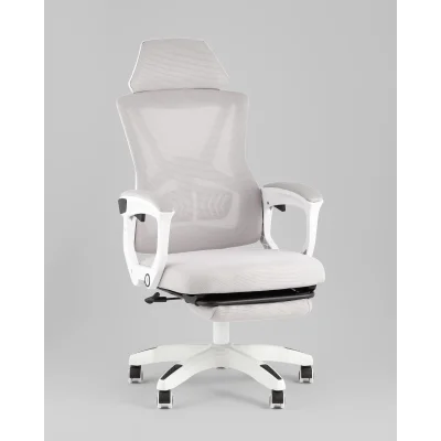 Кресло офисное TopChairs Vecto серый — фото 2