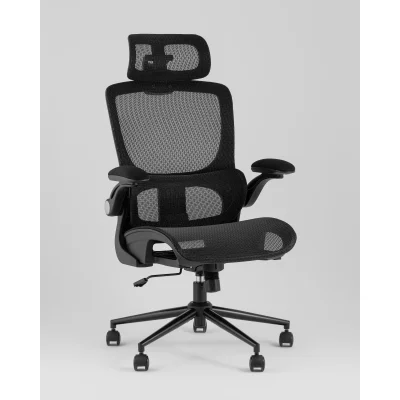 Кресло офисное TopChairs Tactus черная сетка — фото 2