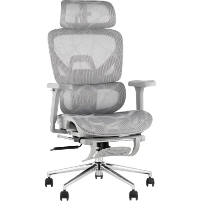 Кресло офисное TopChairs Vertus серая сетка