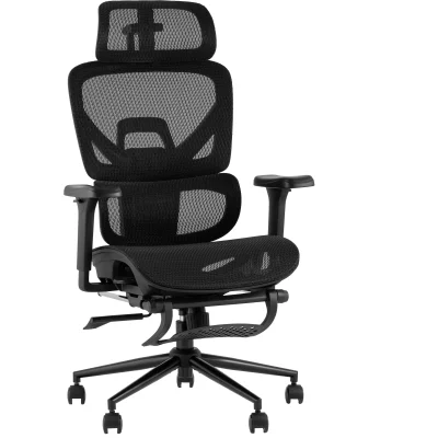 Кресло офисное TopChairs Vertus черная сетка