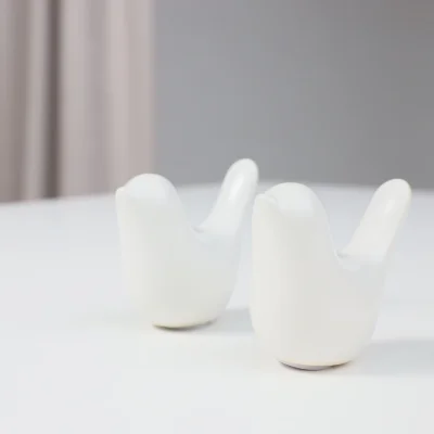Статуэтка декоративная BIRD 2, белый, 7,8*3,5*6,3cм — фото 2
