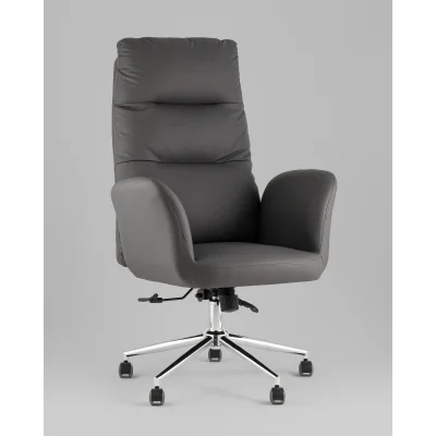 Кресло руководителя TopChairs Solid NC серый — фото 2