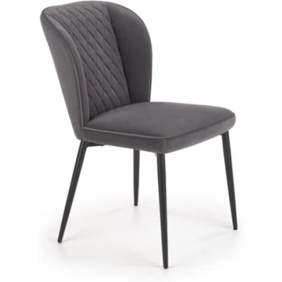 Стул HALMAR K399 серый/черный