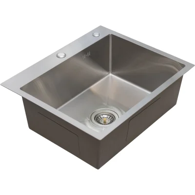 Кухонная мойка из нержавейки BLANTEK FS-5848S Brushed ECO — фото 2