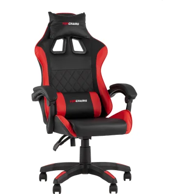 Кресло спортивное TopChairs MG-7043 черно-красный