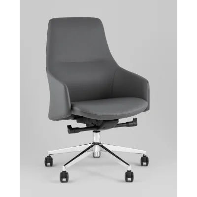 Кресло офисное TopChairs A339 серый — фото 2