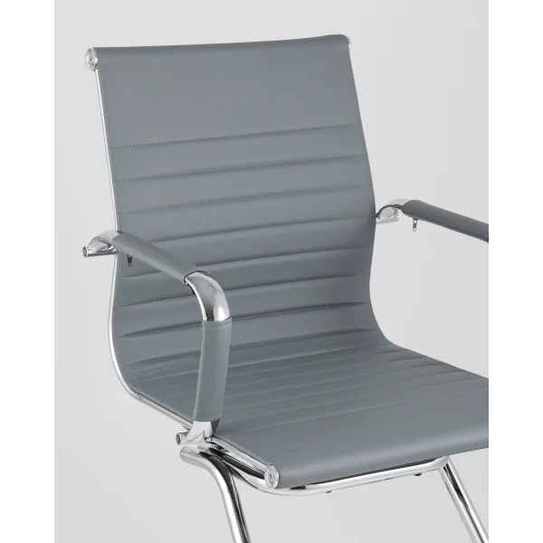 Кресло для посетителей TopChairs Visit серое