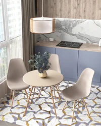Стул Eames DSW бежевый