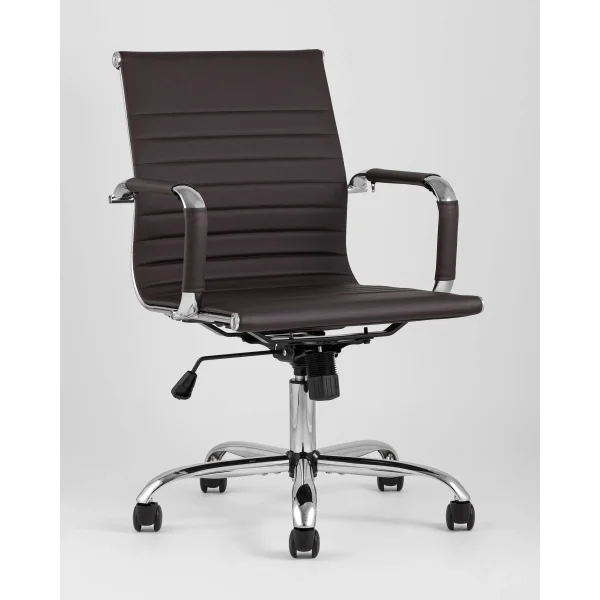 Кресло офисное TopChairs City S коричневое