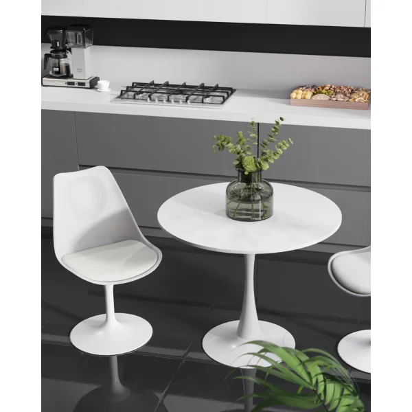 Стол Tulip D80 белый